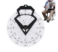 Chord Wheel,Music Theory Poster Wall-Mounted | Book Assistant Trainer Instrument Wheel for Beginners Learning Melody Practice