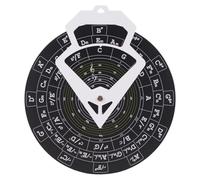Chord Wheel | Music Theory Poster & Wall-Mounted Learning Disk | Portable Theorys Trainer for Adults & Beginners | PC Material Musical Assistant for Practice & Melody Understanding, 1 Set