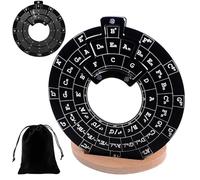 Chord Wheel Musical Instrument - Robust Guitar Music Theory | Fifth Compass Tool for Beginners and Professional Musicians | Precise Chord Wheel for Music Theory, Aluminium Alloy