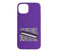 Chords First Drums Second Keyboard Musician Case for iPhone 15 Plus