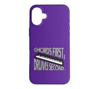 Chords First Drums Second Keyboard Musician Case for iPhone 16 Plus