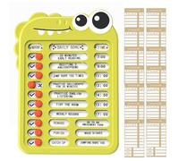 Chore Chart Checklist Board, Chore Chart for Kids - Chore Chart for Adults - Self-Discipline Control Board with Checklist Slider: a