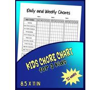 Chore Chart for 3 Kids: Daily and Weekly Planner to Track Chores, Earn Rewards, and Build Routines for Siblings: 52-Week Chore and Reward Chart for ... | Encourage Responsibility and Good Habits