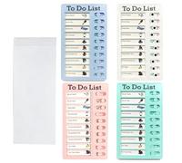 Chore Chart for Kids, 4Pcs to Do List, Checklist and Daily Schedule Board, Detachable Reusable Behavior Planner