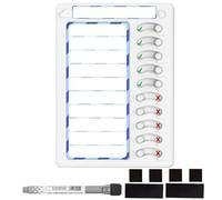 Chore Chart for Kids and Adults Sliding Morning Routine Chart Dry Erases Chore Checklist Board Dry Erases Kids Daily Checklist Boards for Home