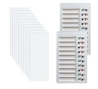 Chore Chart Memo Boards, Portable Checklist Board, Daily Schedule Chore Chart, to Do List Checklist Board, Memo Plastic Board, for Planner Home Office Travel, 2 Pcs, with 10 Spare Paper