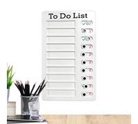 Chore Chart, Reusable Sliding Schedule Board, Detachable Checklist | Reusable ABS chore chart with sliding schedule design helps track daily tasks and reminders for kids and adults at home, scho