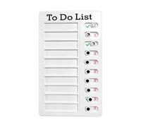 Chore Chart, Sliding Reusable Detachable Planner Board, Checklist Whiteboard, for Task Planning School Office Classroom Kids Adults