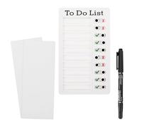 Chore Chart to Do List Sliding Routine Chart for Kids Visual Schedule Task Planning Board with 2 Papers 1 Pen for Fridge Desk Home School Kids and Adults Management