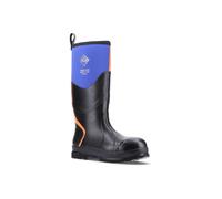 Muck Boots Unisex Chore Max S5 Safety Waterproof Wellington, Blue, 4