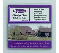 Choristers Country Club - I'm Alan Partridge - Corporate Design - Fridge Magnet - Hardboard - 57mm x 57mm - Gloss Finish