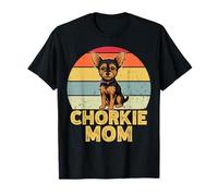 Chorkie Mom Funny Retro Dog Lover Chihuahua Yorkie Mix Owner T-Shirt