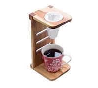 Chorreador Handmade Costa Rica Pour Over Coffee Brewer - Travel Friendly, Foldable, Portable, Light, and Easy to Use. Reuseable Cloth Filter Included