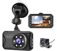 CHORTAU Dash Cam For Cars Front and Rear Full HD 1080P, Dual Dash Cam 170° Wide Angle 3.0 inch, Dashboard Camera with WDR Night Vision, Loop Recording, G-sensor, Motion Detection, Parking Monitor