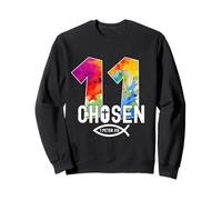 CHOSEN 11 RELIGIOUS 11 YEARS JESUS 11TH BIRTHDAY Sweatshirt