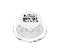 Chosen Blessed Forgiven Redeemed Christian Jesus PopSockets PopGrip for MagSafe
