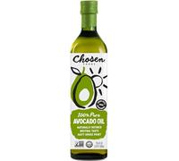 Chosen Foods 100% Pure Avocado Oil 25.3 oz, Non-GMO, for High-Heat Cooking, Frying, Baking, Homemade Sauces, Dressings and Marinades, 750ml (Pack of 1)