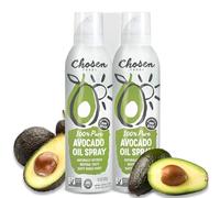 Chosen Foods 100% Pure Avocado Oil Spray, Keto and Paleo Diet Friendly, Kosher Cooking Spray for Baking, High-Heat Cooking and Frying (13.5 oz, 2 Pack)