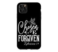 Chosen & FORGIVEN Ephesians 1:4 Spiritual Uplifting Bible Case for iPhone 11 Pro Max