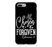 Chosen & FORGIVEN Ephesians 1:4 Spiritual Uplifting Bible Case for iPhone 7 Plus/8 Plus