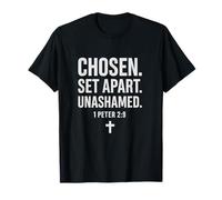 Chosen. Set Apart. Unashamed. - 1 Peter 2:9 Christian Youth T-Shirt