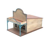 Chosertory 1/72 Scale City Model, Unpainted Scenery, Unfinished Miniature Diorama, 3D Wooden Puzzle for Adults, Hospital