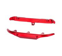 Chosertory 2Pcs RC Crawler Guard Bar Front Protection Bar RC Car Spare Part Aluminum Alloy Sturdy Material Simple Installation Suitable for Model Making, Red