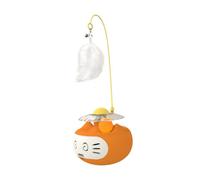 Chosertory And A Ball to Play with, A Wobbly Toy Stick for Kittens, Orange