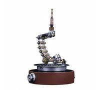 Chosertory Artware premium metal sculpture kit offers detailed 3D puzzle with unique design suitable for collectors desk ornament office decor display, Mechanical Stone Turn Table Assembly Kit