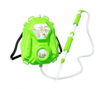 Chosertory Backpack Portable Pump-Action Water Toy with Metal Barrel Large Tank and Comfortable Strap Design Suitable for Outdoor Games Children, emerald (Large 72cm water + 8L