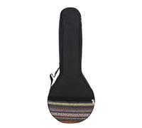 Chosertory Banjo Carrying Case 4 String Gig Bag Cover Backpack Pouch with Padded Nonwoven Shell and Soft Lining with Woven Front Pocket Suitable for Lessons rehearsals Travel