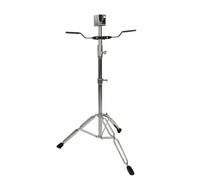 Chosertory Children Bongo Drum Bongo Stand Percussion Stand Drum Holder Tripod Support With Adjustable Height Steel Portable Fold suitable for music education stage shows home practice
