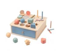 Chosertory Children Shape Sorter Wooden Sorting Box Educational Toy Puzzle Box Solid Based suitable for preschool learning early skill building classroom activities home play
