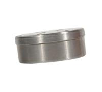 Chosertory Dog Scent Aluminium Odor Detection Box Pet Supplies Odor Control for Adult Dogs Practice And Home, Round 8x3.4cm