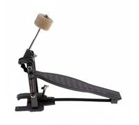 Chosertory Drum Pedal Single Bass Drum Pedal Chain Drive Foot Pedal Beater Adjustable Spring Tension Steel Structure Even Response Punchy Attack suitable for, Black