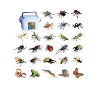 Chosertory Educational Figure Animal Figurines Models Creature Toys With Storage Box And Realistic Details suitable for teacher resources home play preschool learning