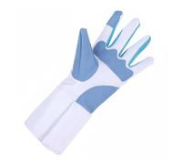 Chosertory Fencing Handwear Glove Non Slip Gear PU Leather Palm Support Knit Comfortable Fit Suitable for Training Camps Group Lessons, L, Left Hand