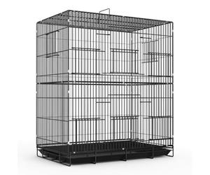 Chosertory Folding Bird House Metal Birdhouse Shelter Feeder Multi Section Layout Folding Style Sturdy Metal Suitable for courtyards patios cottage gardens open lawns, color to 2, color to 2