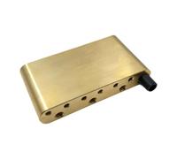 Chosertory Guitar Tremolo Bridge Block, 52.5 Mm String Spacing, Accessory for Guitar Builders, Tremolo System, Brass