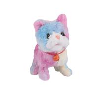 Chosertory Interactive Electronic Toy Cat Talking Kitten Funny Figurine Playful Toy with Singing Function Suitable for Children Educational Role Play, Colorful