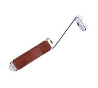 Chosertory Leg Support Stand Ergonomic Z-Shaped Instrument Rest Guitar Holder Suction Cup Accessory Leather Strap Suitable for Practice Teaching Performances