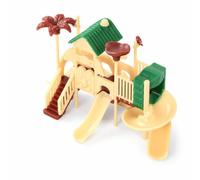 Chosertory Mini Playground Play Accessory Realistic Micro Figure Toy Suitable for Dollhouse Designs Craft Projects Hobbyists, 1:75 (50x80x60mm)