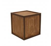 Chosertory Miniature Container Wooden Crate Box Model Dollhouse Accessory Decorative Box With Open Top Panelled Sides Realistic Cargo Style Suitable for rustic