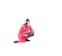 Chosertory Miniature Figure Realistic Race Driver Model Resin Painted Tiny People Figurine Sand Table Layout Model Suitable for Architectural Train Landscapes De, B