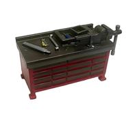 Chosertory Miniature Workbench Shop Accessories Diorama Car Repair Workbench Ornament Garage Workshop Scene Model Display Prop PP Material Lightweight S, Style B