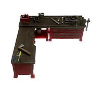 Chosertory Miniature Workbench Shop Accessories Diorama Car Repair Workbench Ornament Garage Workshop Scene Model Display Prop PP Material Lightweight S, Style C