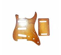 Chosertory Musical Equipment Electric Guitar Pickguard Set Maple Wood Plate Rear Cover Grain Look Reliable Scratch Guard Suitable for Home Use Stage Performance, Light Maple