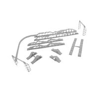 Chosertory RC Bridge RC Crawler Bridge Obstacle Course Steep Slope Scene Simulation Road PP Material Suitable for RC Car Competition Display, Style D