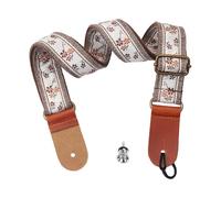 Chosertory Ukulele Strap, Embroidered, Non-slip Ethnic Shoulder Strap with End Pin for Indoor And Outdoor Performances As Well As in The Classroom, Style B