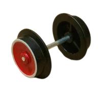 Chosertory Wheel for Electric Model Train, Electric Locomotive Wheel Set, Simulation Replacement Accessory, PP Maintenance Part, Running Wheel